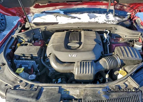 2015 Dodge Durango Sxt из США, поврежденный, VIN 1C4RDHAGXFC923003